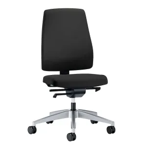 Kancelárska otočná stolička GOAL, výška operadla 530 mm interstuhl #3727837