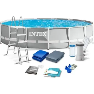 Záhradný bazén Intex 457x107 cm filtrácia + rebrík + kryt