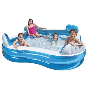 INTEX - bazén Swim center štvorcový Family lounge 56475