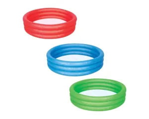Nafukovací bazén – mix farieb – 3 komory – 122 × 25 cm