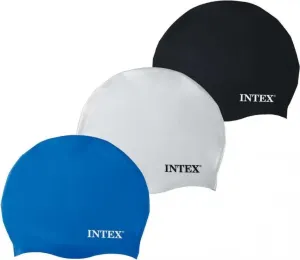 Intex 55991 Silikónová plavecká čiapka 8+ - biela