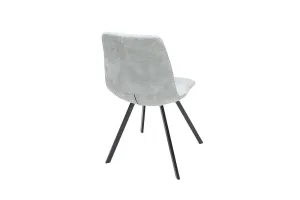 LuxD 20047 Dizajnová stolička Rotterdam Retro / svetlo sivá