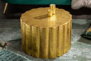 LuxD Dizajnový konferenčný stolík Gwendolyn 60 cm zlatý