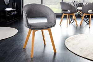 LuxD 29305 Dizajnová stolička Colby sivá