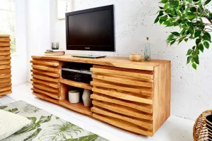 LuxD Dizajnový TV stolík Lorenzo, 150 cm, akácia