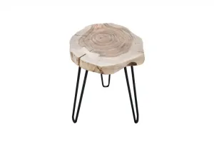 Odkládací stolek Goa 33 cm hnědý