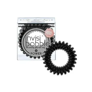 Invisibobble Power Hair Ring 3 ks gumička na vlasy pre ženy True Black