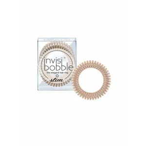 Invisibobble Tenká špirálová gumička do vlasov Invisibobble Slim 3 ks Bronze Me Pretty