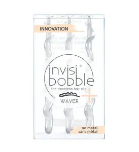 InvisiBobble Waver Plus Crystal Clear Hair Clip 3pcs sponky do vlasov