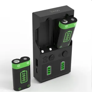 iPega nabíjačka batérií pre ovládač do Xbox Series X/S + 2ks batérií 2200mAh, black PG-XBX010