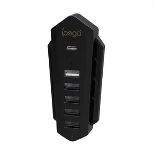 iPega P5036 USB/USB-C HUB pre PS5 6v1 Black