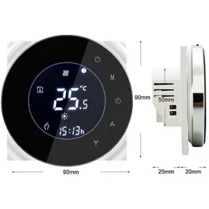 iQtech SmartLife GCLW-W, WiFi termostat pre bojlery a kotle s bezpotenciálovým spínaním, biely