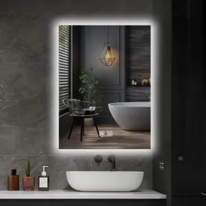 IREDA kúpeľňové zrkadlo s LED osvetlením, 70 x 50 cm #7803677