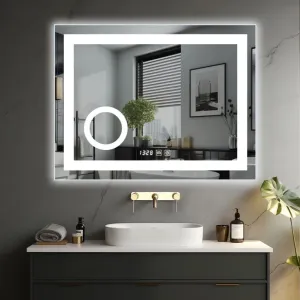 IREDA kúpeľňové zrkadlo s LED osvetlením, 80 x 60 cm #7803681