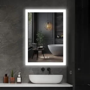 IREDA kúpeľňové zrkadlo s LED osvetlením, 80 x 60 cm #7803673
