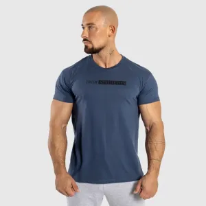 Pánske fitness tričko Iron Aesthetics Gym, modré