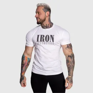 Pánske športové tričko Iron Aesthetics Urban, biele