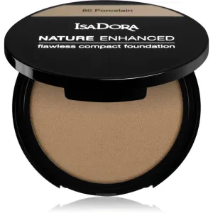 IsaDora Nature Enhanced Flawless Compact Foundation krémový kompaktný make-up odtieň 84 Cream Sand 10 g