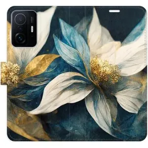 iSaprio flip puzdro Gold Flowers pre Xiaomi 11T/11T Pro