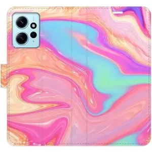 iSaprio flip puzdro Abstract Paint 07 pre Xiaomi Redmi Note 12 5G