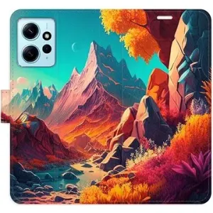 iSaprio flip puzdro Colorful Mountains pre Xiaomi Redmi Note 12 5G