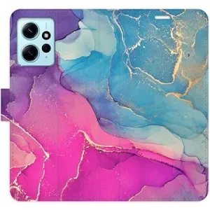 iSaprio flip puzdro Colour Marble 02 pre Xiaomi Redmi Note 12 5G