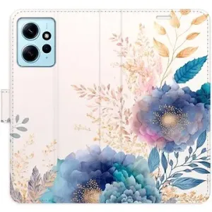 iSaprio flip puzdro Ornamental Flowers 03 na Xiaomi Redmi Note 12 5G