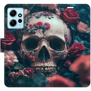 iSaprio flip puzdro Skull in Roses 02 pre Xiaomi Redmi Note 12 5G