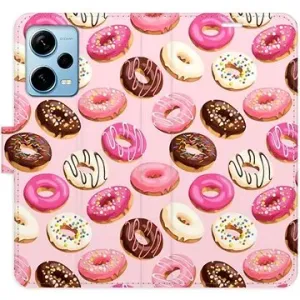 iSaprio flip puzdro Donuts Pattern 03 pre Xiaomi Redmi Note 12 Pro+ 5G