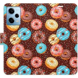 iSaprio flip puzdro Donuts Pattern pre Xiaomi Redmi Note 12 Pro 5G/Poco X5 Pro 5G