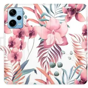 iSaprio flip puzdro Pink Flowers 02 pre Xiaomi Redmi Note 12 Pro+ 5G