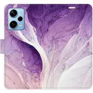 iSaprio flip puzdro Purple Paint pre Xiaomi Redmi Note 12 Pro+ 5G