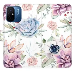 iSaprio flip puzdro Succulents Pattern pre Xiaomi Redmi 12C