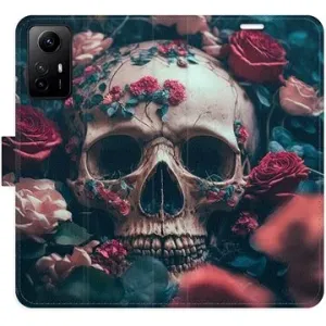 iSaprio flip puzdro Skull in Roses 02 pre Xiaomi Redmi Note 12S