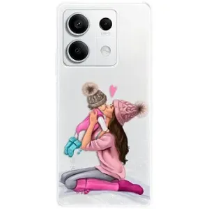 iSaprio Kissing Mom – Brunette and Girl – Xiaomi Redmi Note 13 5G
