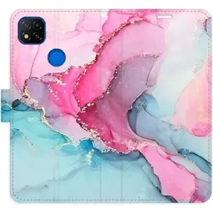 iSaprio flip puzdro PinkBlue Marble na Xiaomi Redmi 9C