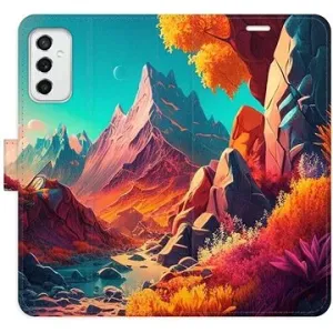 iSaprio flip puzdro Colorful Mountains pre Samsung Galaxy M52 5G
