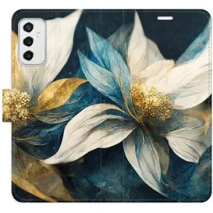 iSaprio flip puzdro Gold Flowers pre Samsung Galaxy M52 5G