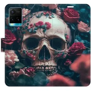 iSaprio flip puzdro Skull in Roses 02 pre Vivo Y21/Y21s/Y33s