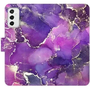iSaprio flip puzdro Purple Marble na Samsung Galaxy M52 5G