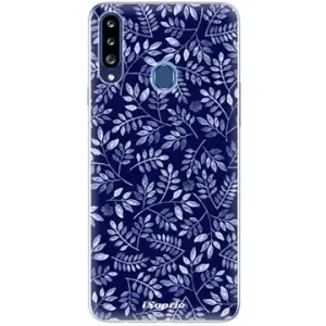 iSaprio Blue Leaves pre Samsung Galaxy A20s #5386380