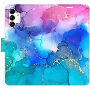 iSaprio flip puzdro BluePink Paint pre Samsung Galaxy A04s