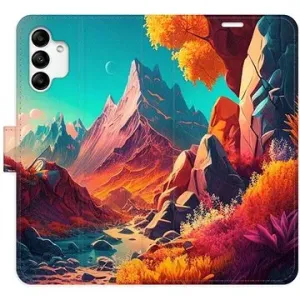 iSaprio flip puzdro Colorful Mountains pre Samsung Galaxy A04s