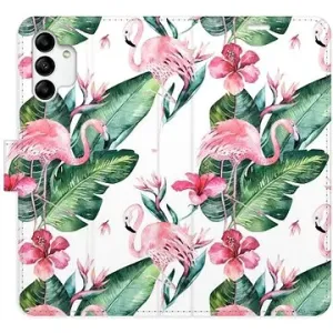 iSaprio flip puzdro Flamingos Pattern pre Samsung Galaxy A04s