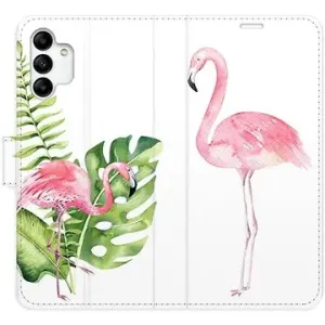 iSaprio flip puzdro Flamingos pre Samsung Galaxy A04s