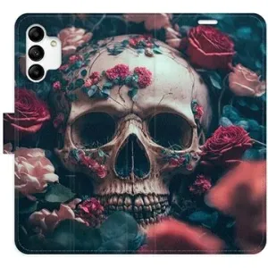 iSaprio flip puzdro Skull in Roses 02 pre Samsung Galaxy A04s