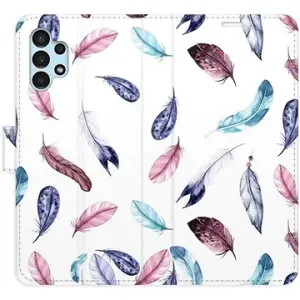 iSaprio flip puzdro Colorful Feathers pre Samsung Galaxy A13/A13 5G