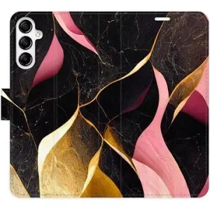 iSaprio flip puzdro Gold Pink Marble 02 pre Samsung Galaxy A14/A14 5G
