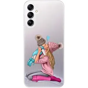 iSaprio Kissing Mom pro Blond and Boy pre Samsung Galaxy A14 / A14 5G
