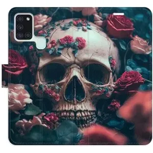 iSaprio flip puzdro Skull in Roses 02 na Samsung Galaxy A21s